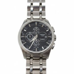 Tissot Couturier Automatic Chronograph Model:T035627, Herrenuhr, EdelstahLadegerätehäuse Zifferblatt, Saphirglas, Sichtboden. | Zustand: Gut | Farbe: silber