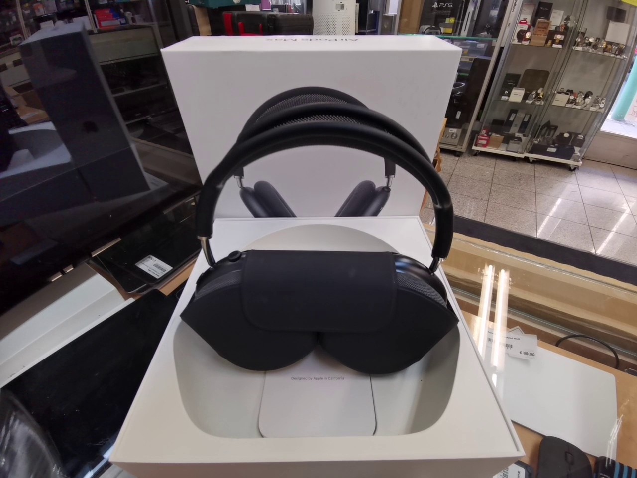 Apple AirPods Max Midnight, Over-Ear Kopfhörer mit USB-C, ovp. Die Farbe Midnight ist ein sehr dunkles Navy | Schwarz. | Zustand: Sehr Gut – Bild 5