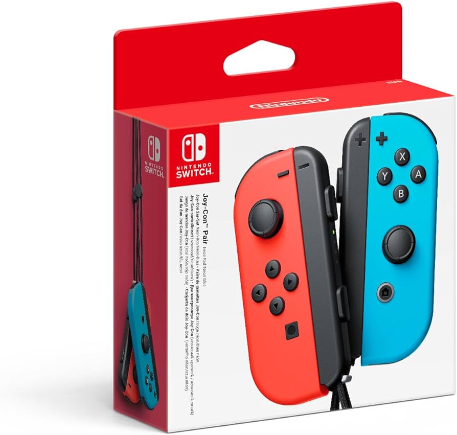 Nintendo Joy-con Rot/blau (switch), 2er-Set Controller für Nintendo Switch, Originalverpackung (ovp) vorhanden. | Zustand: Neu