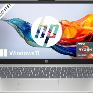 HP Laptop 15-fc0910ng Natural Silver, 15,6 Zoll FHD, AMD Ryzen 5 7520U, 16GB RAM, 512GB SSD, Windows 11, DE-Tastatur | Zustand: Neu