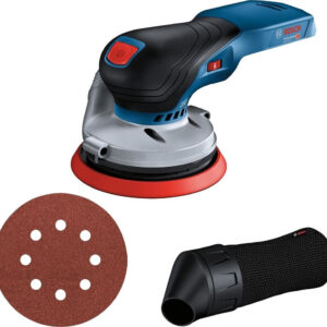 Bosch Professional GEX 18V-125, Akku-Exzenterschleifer, Solo-Gerät ohne Akku | Ladegerät, inkl. Staubbeutel, im Koffer | Zustand: Wie Neu