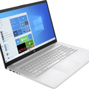 HP Laptop 17-cp Serie, Silber, AMD 3020e, 4GB RAM, 128GB SSD, Windows 11, 17,3 Zoll Display, silbernes Gehäuse. | Zustand: Sehr Gut