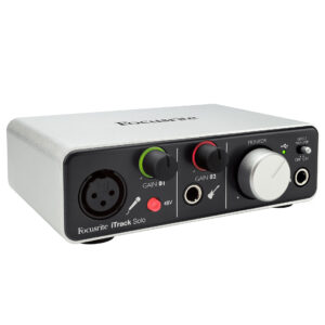 Focusrite iTrack Solo Lightning, 2-Kanal Audio Interface für iPad, Mac und PC mit Lightning-Anschluss. | Zustand: Sehr Gut