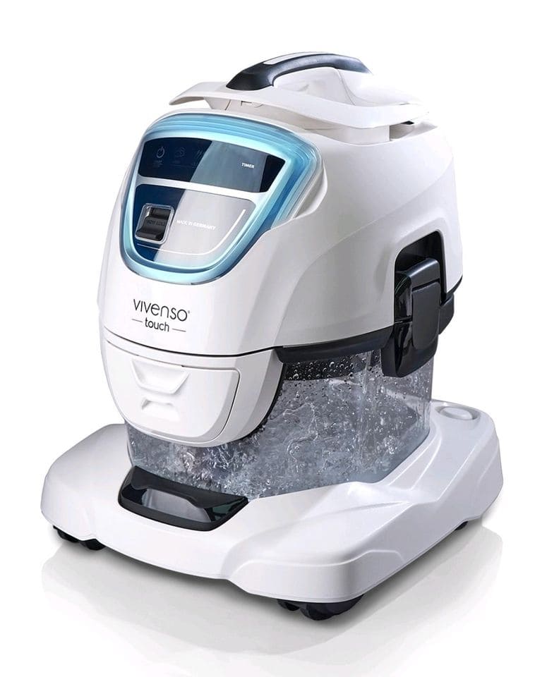 Pro-Aqua Vivenso Touch Wasserstaubsauger Weiß, Luftreiniger mit umfangreichem Zubehör, inklusive Originalverpackung, Made in Germany. | Zustand: Wie Neu