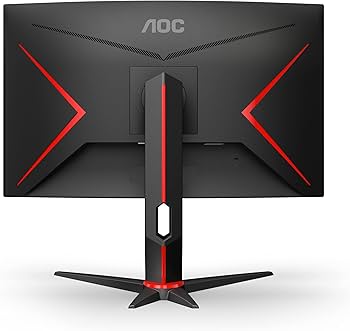 AOC C27G2ZU/BK Gaming Monitor, 27 Zoll Curved VA-Panel, Full HD, 240Hz, FreeSync Premium, USB-Hub, Schwarz | Rot | Zustand: Sehr Gut – Bild 2