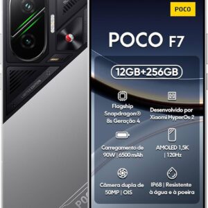 Xiaomi Poco F7 256GB, 8GB RAM, 5G, Dual-SIM, OVP | SimLock: Frei | Zustand: Sehr Gut | Farbe: Silber | Akku: 100%