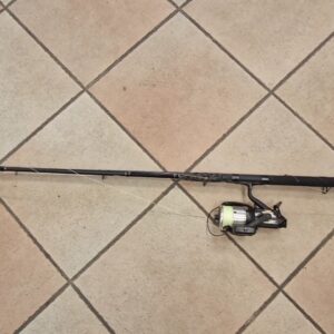 DAM Angelrute mit Shimano Baitrunner 6500, Gebrauchte Angelkombination bestehend aus einer DAM Carbon-Rute und einer Shimano Baitrunner 6500 Freilaufrolle. | Zustand: Sehr Gut