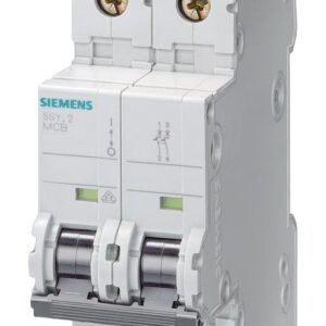 Siemens Leitungsschutzschalter 5SY6502-7, 1+N-polig, 2A, Charakteristik C, 6kA, in Originalverpackung (OVP) | Zustand: Neu