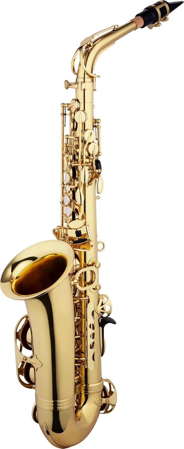 Jupiter JAS500 Altsaxophon Goldlack, Einsteiger-Modell in Eb-Stimmung mit Hoch-F#-Klappe, inklusive Koffer und Zubehör. | Zustand: Sehr Gut