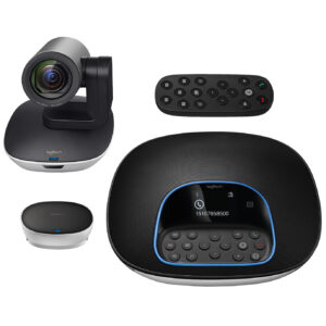Logitech GROUP Videokonferenzsystem, 1080p HD-Kamera, Freisprecheinrichtung, Fernbedienung, neuwertig, nur Verpackung geöffnet. | Zustand: Neu