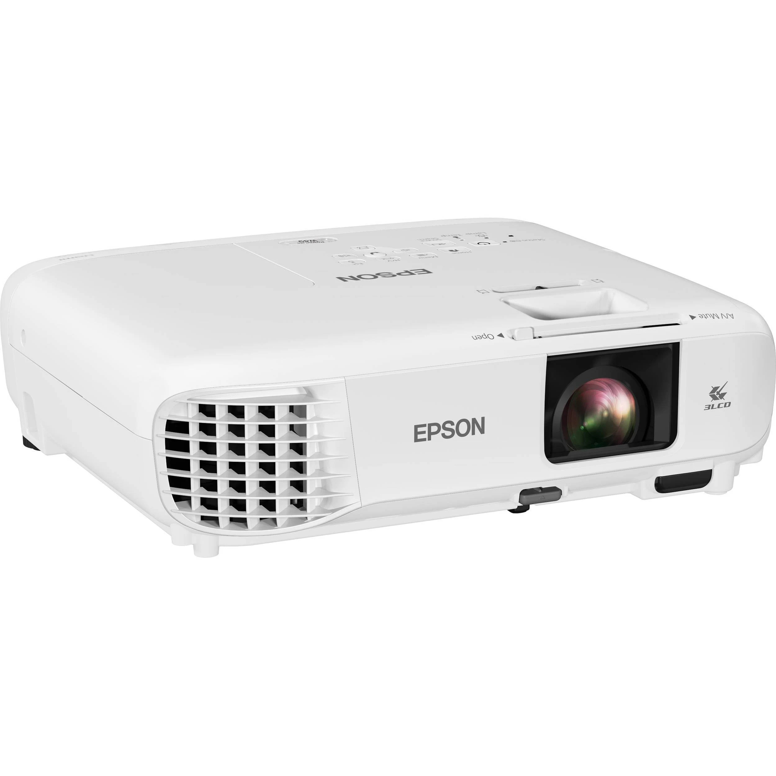 Epson EB-W49 Beamer Weiß, 3LCD-Projektor, WXGA-Auflösung, 3800 Lumen, inkl. Fernbedienung, nur 271 Lampenstunden gelaufen. | Zustand: Sehr Gut