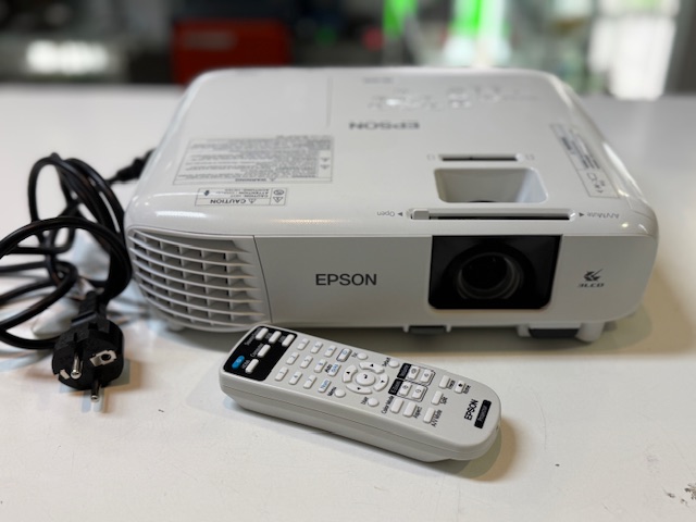 Epson EB-W49 Beamer Weiß, 3LCD-Projektor, WXGA-Auflösung, 3800 Lumen, inkl. Fernbedienung, nur 271 Lampenstunden gelaufen. | Zustand: Sehr Gut – Bild 3