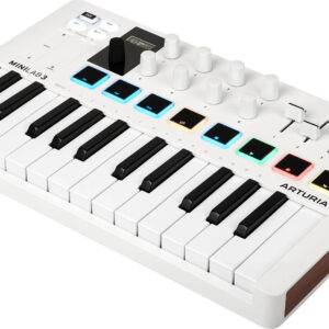 Arturia MiniLab 3 Weiß, MIDI-Keyboard mit 25 Tasten, inkl. Originalverpackung | Zustand: Sehr Gut