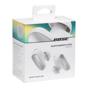 Bose QuietComfort Ultra Earbuds White Smoke, True Wireless In-Ear Kopfhörer mit Noise Cancelling, Bluetooth 5.3, Immersive Audio und Ladecase. | Zustand: Neu