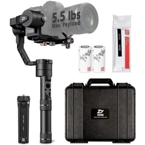 Zhiyun Crane Plus 3-Achsen Gimbal, Handheld-Stabilisator für DSLR | Mirrorless-Kameras, inkl. Transportkoffer und Zubehör. | Zustand: Sehr Gut