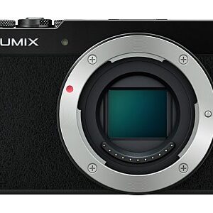 Panasonic Lumix DMC-GM5 Schwarz, Kompakte spiegellose Systemkamera mit 16-Megapixel-Sensor, Micro-Four-Thirds-Anschluss und Sucher.  | Zustand: Gut