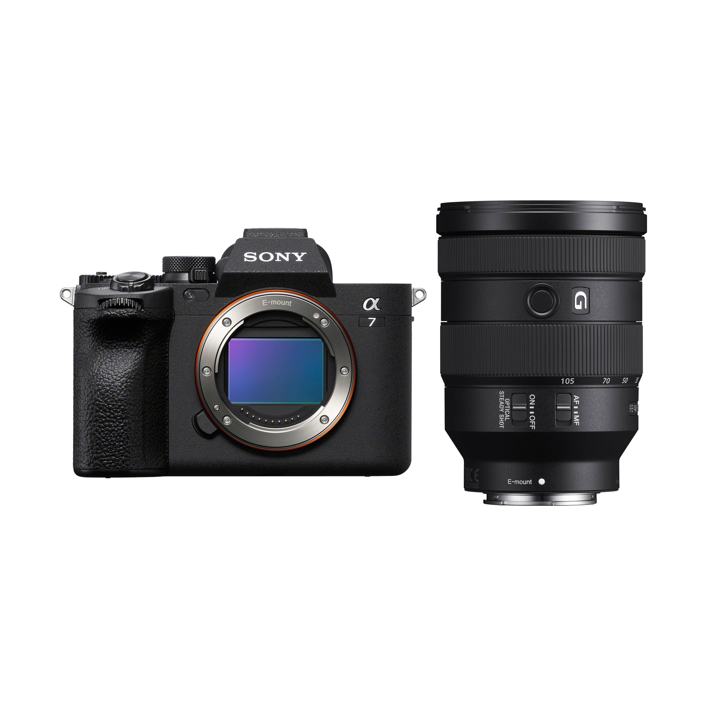 Sony Alpha 7 IV + FE 24-105mm F4 G OSS, Kamera-Objektiv-Set, 4140 Auslösungen, kein Ladegerät enthalten (Laden über USB-C möglich) | Zustand: Sehr Gut – Bild 2