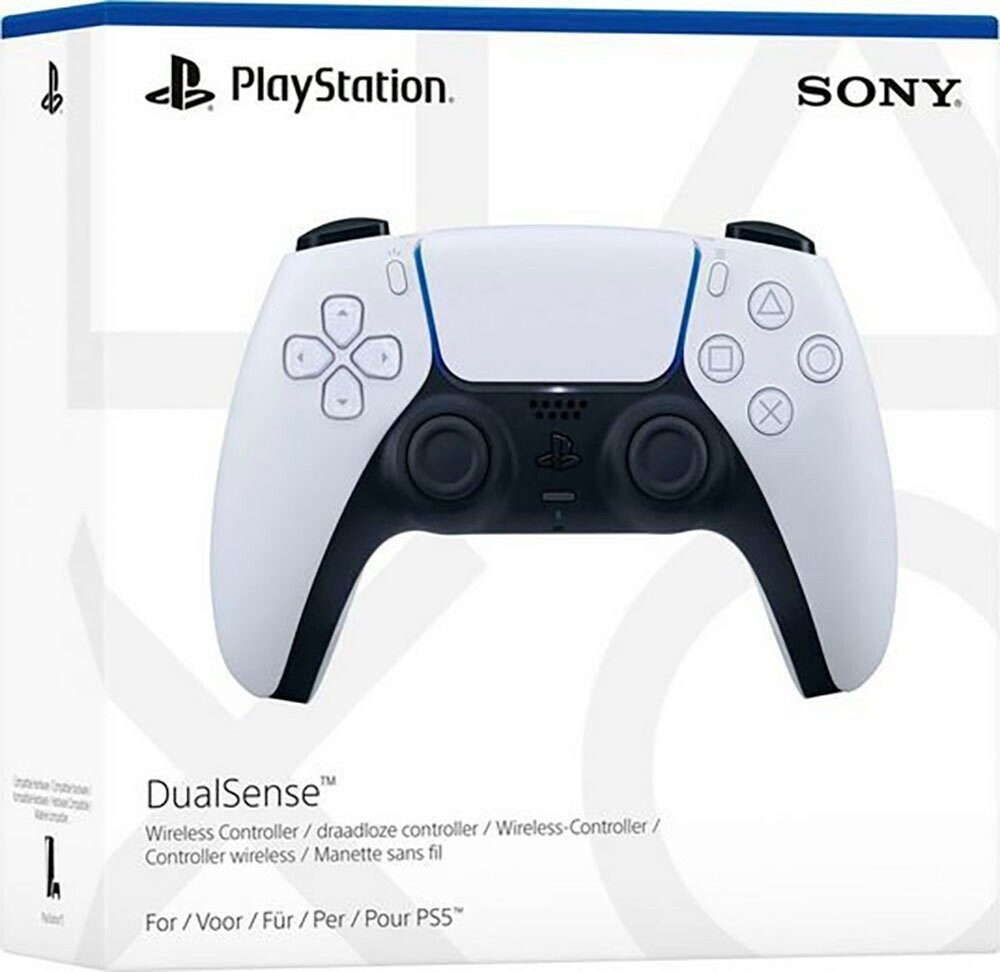 Sony DualSense Wireless Controller PS5 White, Original PlayStation 5 Controller, Haptisches Feedback, Adaptive Trigger, integriertes Mikrofon, OVP | Zustand: Neu | Farbe: weiss – Bild 2