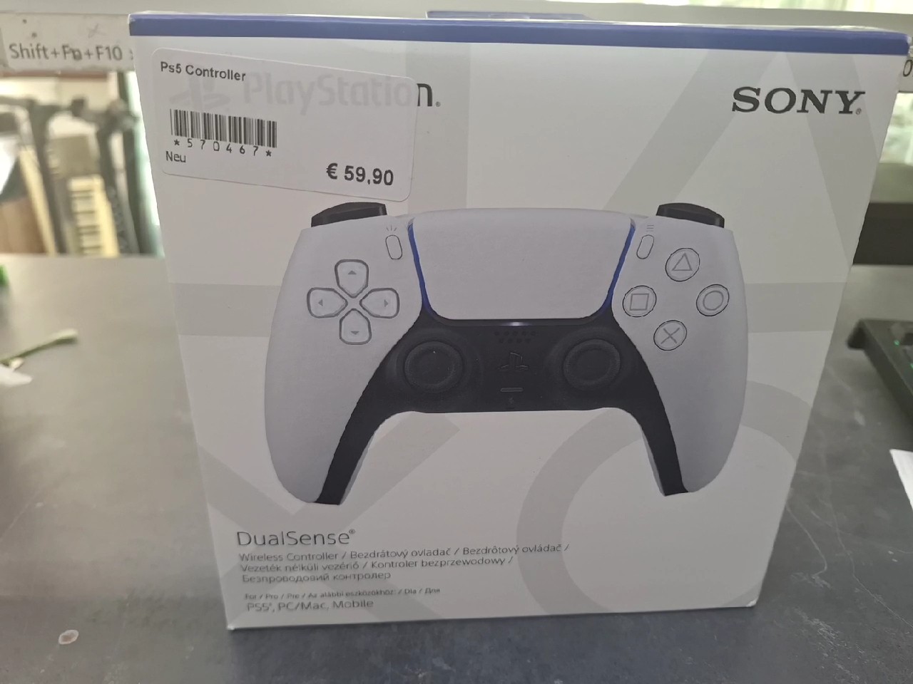Sony DualSense Wireless Controller PS5 White, Original PlayStation 5 Controller, Haptisches Feedback, Adaptive Trigger, integriertes Mikrofon, OVP | Zustand: Neu | Farbe: weiss – Bild 3