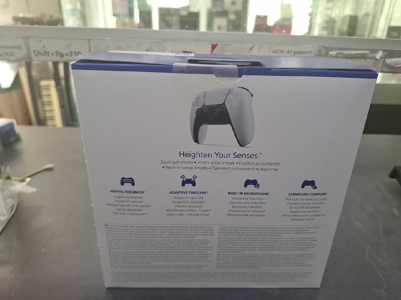 Sony DualSense Wireless Controller PS5 White, Original PlayStation 5 Controller, Haptisches Feedback, Adaptive Trigger, integriertes Mikrofon, OVP | Zustand: Neu | Farbe: weiss – Bild 4