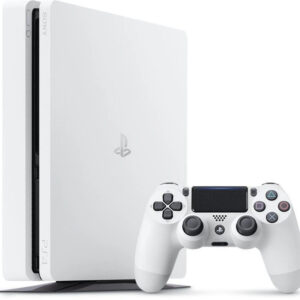 Sony PlayStation 4 Slim 500GB Weiß, Spielkonsole inklusive passendem DualShock 4 Controller, Farbe: Glacier ite. | Zustand: Sehr Gut | Farbe: weiss
