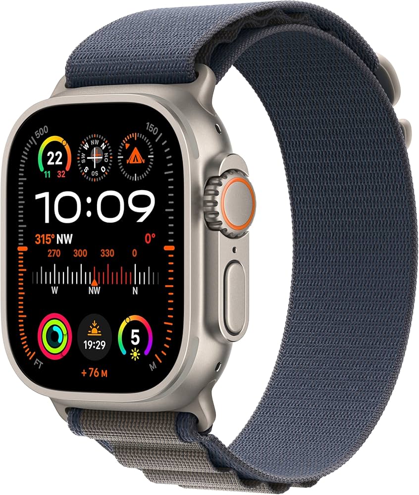 Apple Watch Ultra 2, 49mm Titangehäuse, GPS + Cellular, robustes Design für Outdoor-Aktivitäten und Sport. | Zustand: Sehr Gut
