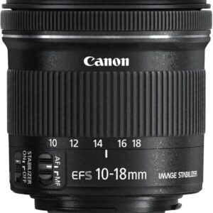 Canon EF-S 10-18mm f/4.5-5.6 IS STM, Ultra-Weitwinkel-Zoomobjektiv für APS-C Kameras, inklusive Originalverpackung (OVP) | Zustand: Neu