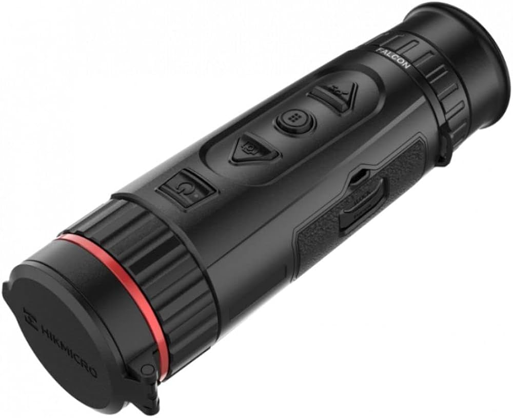 HIKMICRO Falcon FH25, Wärmebildkamera mit 384x288 Auflösung, 12µm Sensor, NETD <20mk, 25mm Linse, 1200m Reichweite, Trageriemen, Tasche, ohne Ladegerät | Zustand: Gut