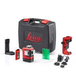 Leica Lino L6G-1 Linienlaser, 3x360° grüner Laser, inkl. Li-Ion Akku, Ladegerät, Zieltafel und Twist 250 Adapter. | Zustand: Sehr Gut