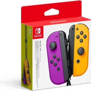 Nintendo Joy-Con Neon-Lila/Neon-Orange, 2er-Set Controller für Nintendo Switch, Originalverpackung (OVP) vorhanden. | Zustand: Neu