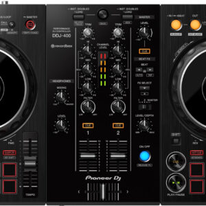 Pioneer DJ DDJ-400 Schwarz, 2-Kanal DJ-Controller für rekordbox, Club-Style Layout, USB-bus-powered, integriertes Interface. | Zustand: Gut