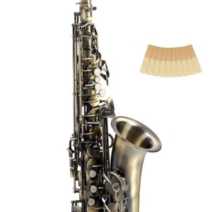 Antigua Winds Altsaxophon inkl. Koffer, Antigua Winds Altsaxophon mit Seriennummer LA1028456, Vintage-Optik, inkl. Koffer und Zubehör. | Zustand: Gut