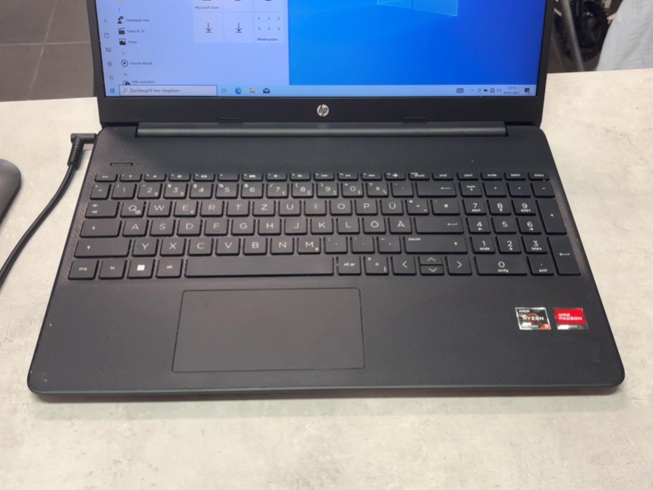 HP 15-eq2917ng Ryzen 3 5300U, 15,6 Zoll Laptop, 16GB RAM, 512GB SSD, AMD Ryzen 3 5300U Prozessor, AMD Radeon Graphics | Zustand: Sehr Gut – Bild 2