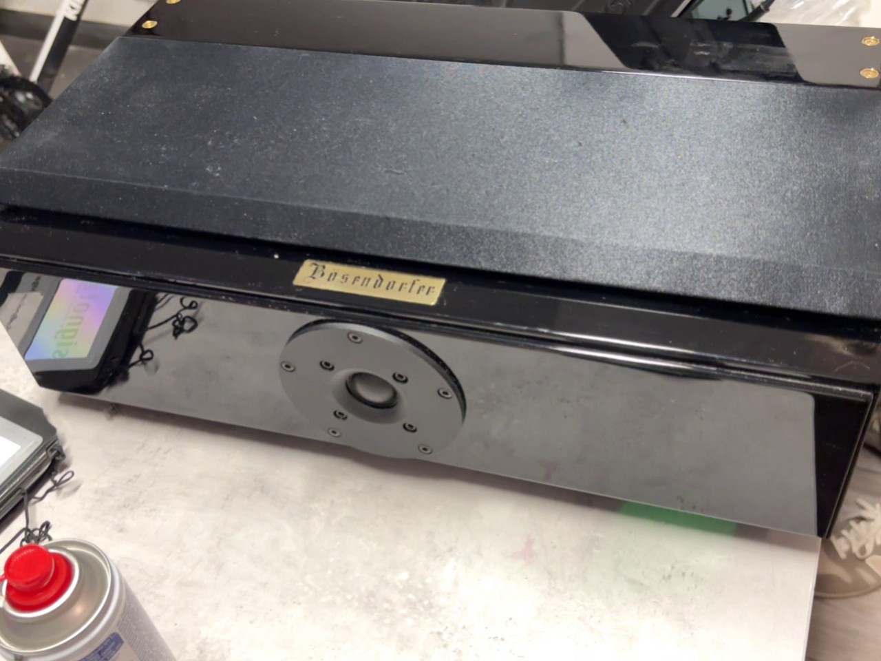 Bösendorfer Center CE Lautsprecher Schwarz, Hochwertiger Center-Lautsprecher, 8 Ohm, 40 Watt,
