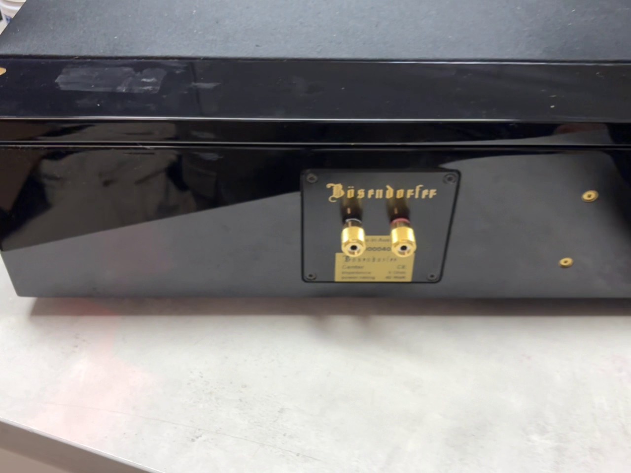 Bösendorfer Center CE Lautsprecher Schwarz, Hochwertiger Center-Lautsprecher, 8 Ohm, 40 Watt, – Bild 2