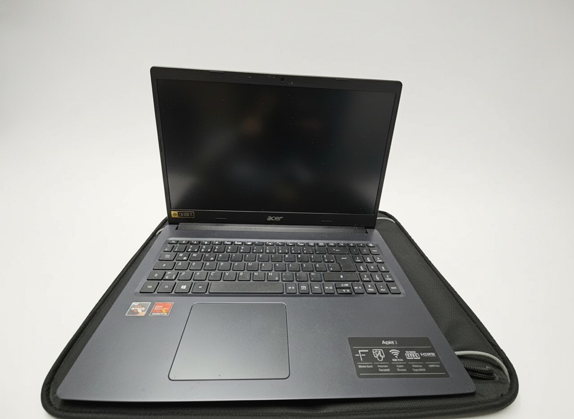 Acer Aspire 3 A315-23, Ryzen 3, Schwarz, 15,6 Zoll FHD, 8 GB RAM, 256 GB SSD, inkl. Ladegerät, Tastatur klebt | Zustand: Sehr Gut