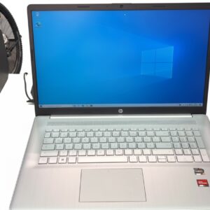 HP Laptop 17-cp2655ng, Natural Silver, AMD Ryzen 5 7520U, 16GB RAM, 512GB SSD, 17,3 Zoll Full HD, Windows, DE-Tastatur | Zustand: Gut
