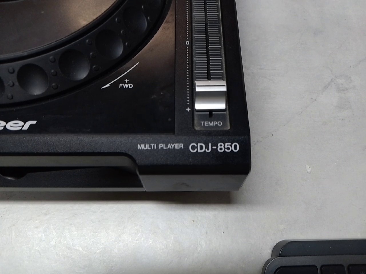 Pioneer CDJ-850-K, DJ-Player inkl. Netzteil, spielt von CD | USB, MIDI | HID-fähig, schwarzes Design. | Zustand: Gut – Bild 2