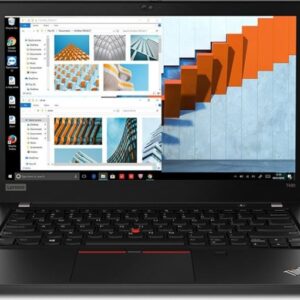 Lenovo ThinkPad T490, Schwarz, i5-8365U, 24GB RAM, 256GB SSD, Win 11 Pro, inkl. Ladegerät, Gehäuseecke links gebrochen | Zustand: Gut