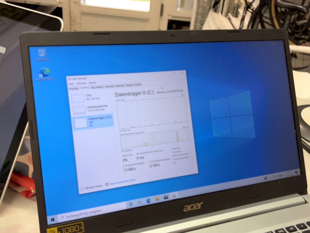 Acer Aspire 5 A515-45 Ryzen 5 5500U, 15,6 Zoll Full HD Display, 8GB RAM, 512GB SSD, AMD Ryzen 5 5500U Prozessor | Zustand: Gut – Bild 3