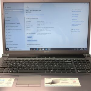 Sony VAIO VGN-AW Serie 18,4 Zoll Notebook, Multimedia-Notebook mit Intel Core 2 Duo, 4 GB RAM, 256 GB SSD, NVIDIA GeForce Grafik und Blu-ray Laufwerk | Zustand: Gut