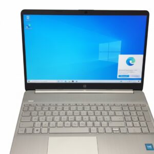 HP Laptop 15s-fq3402ng, Intel Celeron N4500, 4GB RAM, 128GB SSD, 15,6 Zoll FHD Display, Silber | Zustand: Sehr Gut