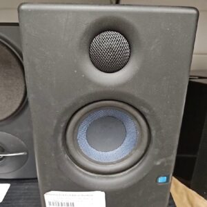 PreSonus Eris E3.5, Schwarz, Aktive 3,5-Zoll-Studiomonitore, 50W Gesamtleistung, EQ-Regler, Klinke-, Cinch- und Aux-Eingänge | Zustand: Gut
