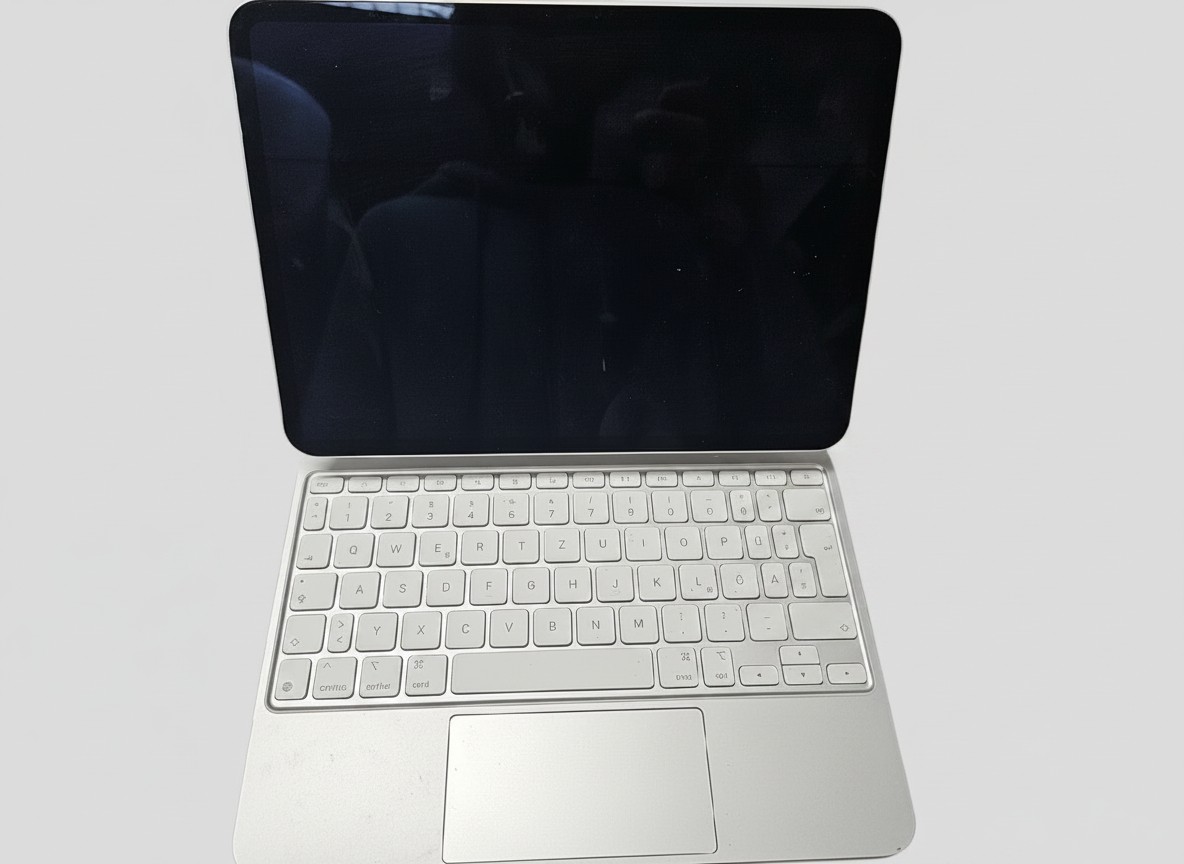 Apple iPad Pro 11" (M4) 256GB mit Magic Keyboard, Apple iPad Pro 11-Zoll M4, 256GB Speicher, inklusive Apple Magic Keyboard mit Trackpad. | Zustand: Gut | Farbe: weiss