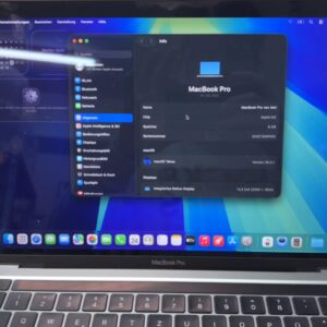 Apple MacBook Pro 13" M2 2022 Space Grau, :Apple MacBook Pro 13" (M2, 2022)| apple m2 chip, 8 gb ram 256gb ssd 344 zyklen, 13,3" retina display (2560 x 1600),power taste etwa gebraucht || Zustand: Gebraucht