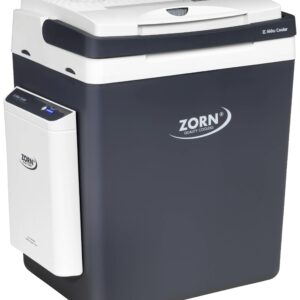 Zorn Z 32 LNP Akku-Kühlbox, grau, 30 Liter, 12V | 230V, mit 20,8 Ah Lithium-Ionen-Akku, Kühl- und Heizfunktion, bis zu 20 Std. Laufzeit | Zustand: Gut