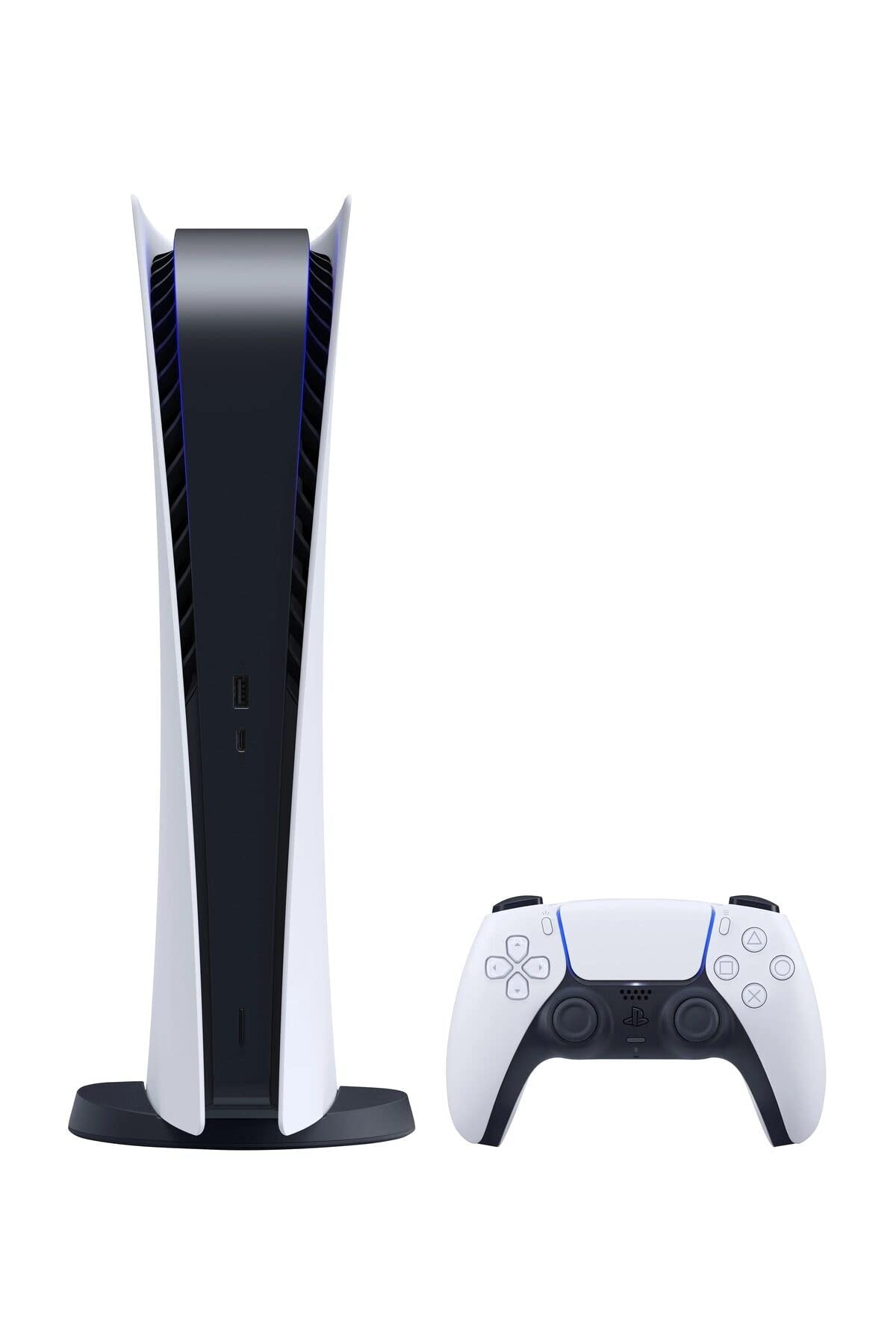 Sony PlayStation 5 Digital Edition, Konsole mit 825GB SSD, inklusive zusätzlichem 1TB M.2 SSD Speichererweiterungs-Slot | Zustand:: Sehr Gut | Farbe: weiss