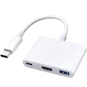 Apple USB-C Digital AV Multiport Adapter, Adapter mit HDMI, USB-A und USB-C Ladeanschluss, Farbe: Weiß, Zustand: Neu in OVP | Zustand: Sehr Gut