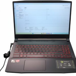 MSI Bravo 15 B5DD, Ryzen 7 5800H, Schwarz, ryzen 7 5800h, 16gb ram, 512gb ssd, radeon rx 5500m | Zustand: Gut