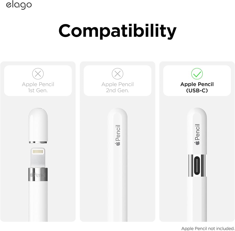 Apple Pencil USB-C 2023 Weiß, Original Apple Eingabestift mit USB-C Anschluss, magnetisch haftend, in Originalverpackung (OVP) | Zustand: Sehr Gut – Bild 2